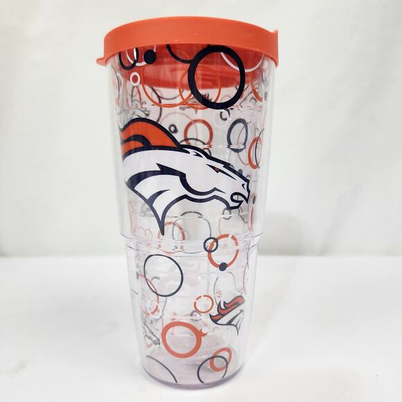 Tervis Tumbler NFL Football 2015 Denver Broncos 16oz Insulated Cup w/Lid New - Picture 1 of 8